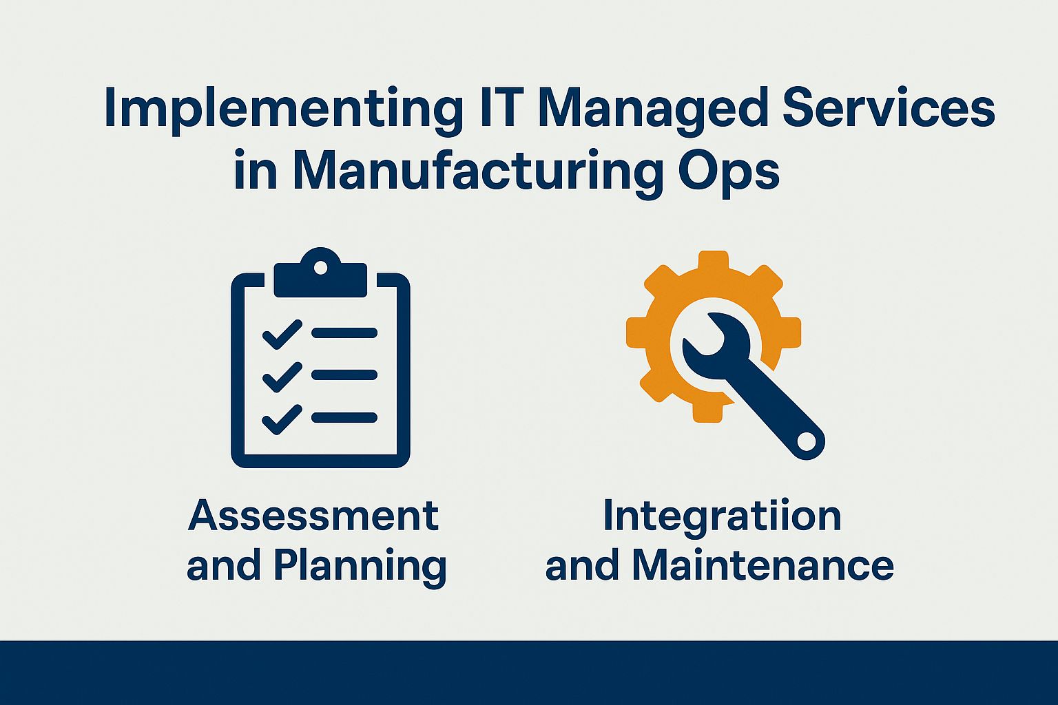 Implementing IT Managed Services in Manufacturing Operations