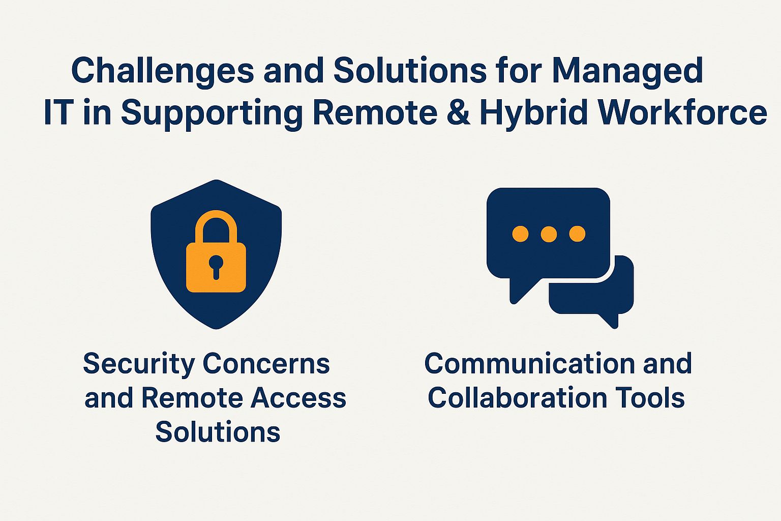 Challenges and Solutions for Managed IT in Supporting Remote and Hybrid Workforces