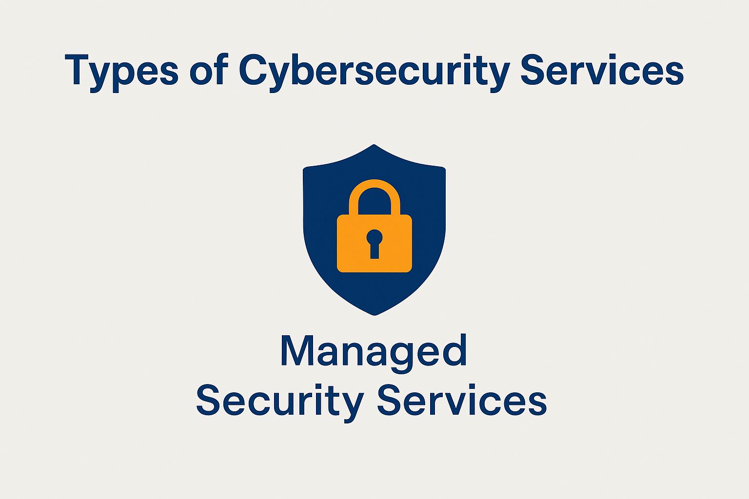 Types of Cybersecurity Services