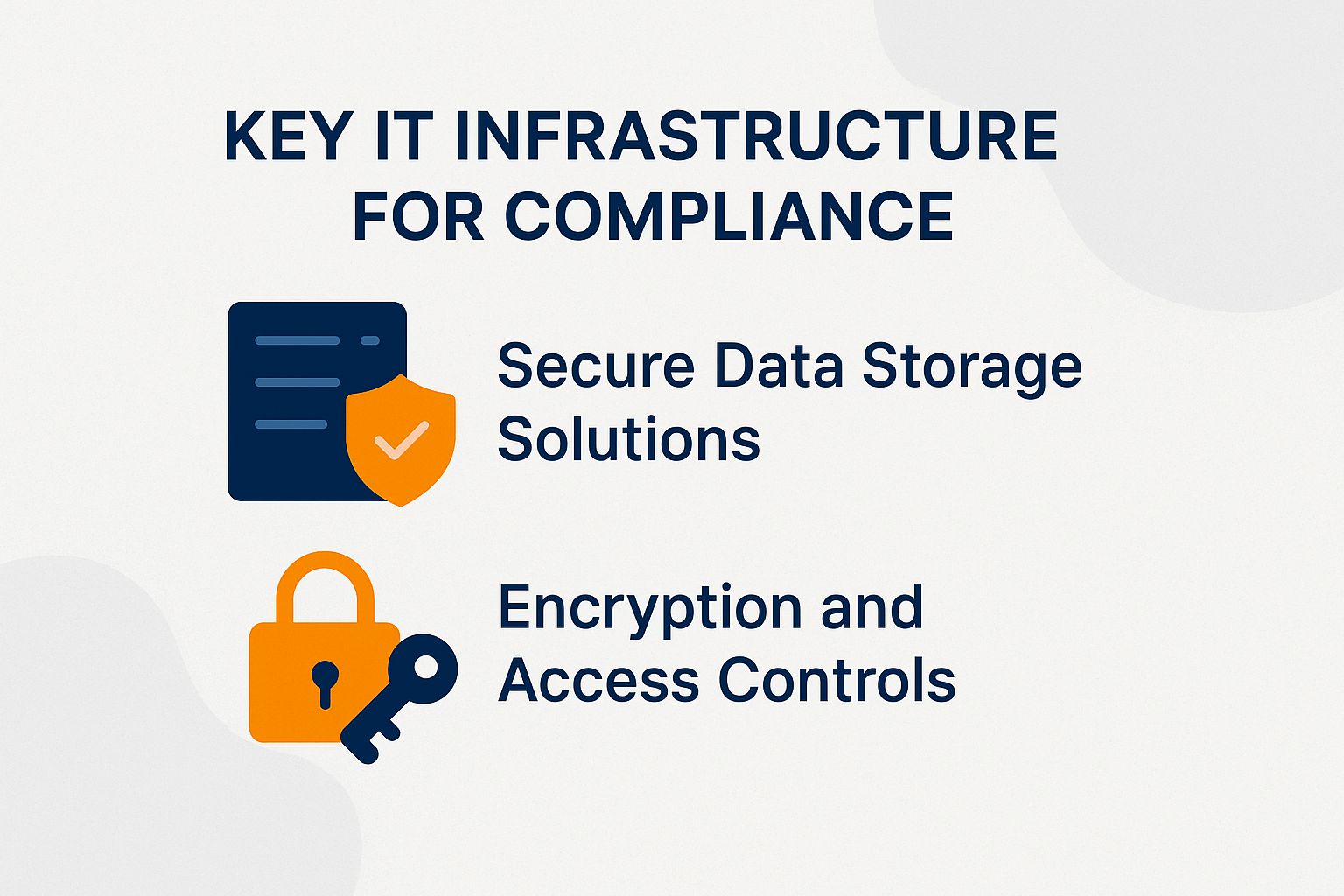 Key IT Infrastructure for Compliance